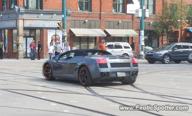 Lamborghini Gallardo spotted in Toronto, Canada