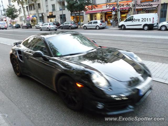 Porsche 911 Turbo spotted in LYON, France