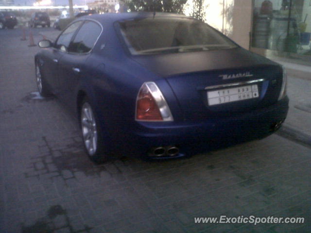 Maserati Quattroporte spotted in Al Khobar, Saudi Arabia