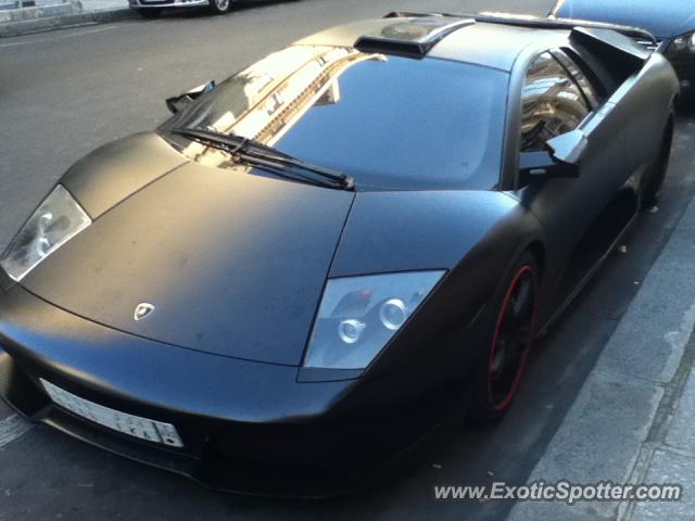 Lamborghini Murcielago spotted in Paris, France