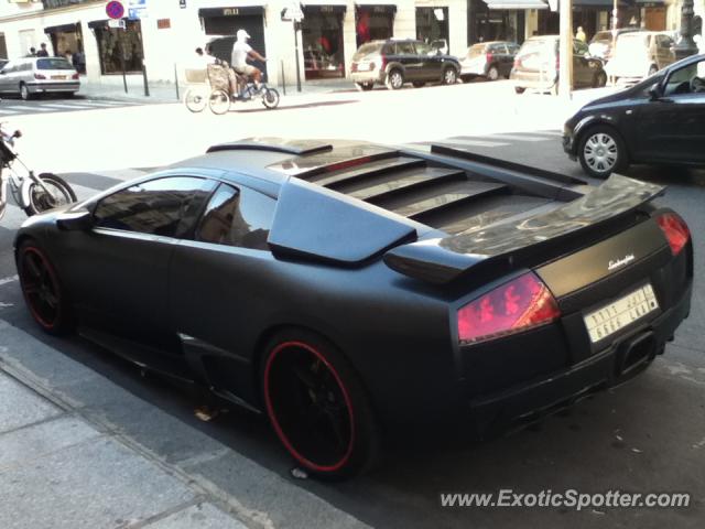 Lamborghini Murcielago spotted in Paris, France