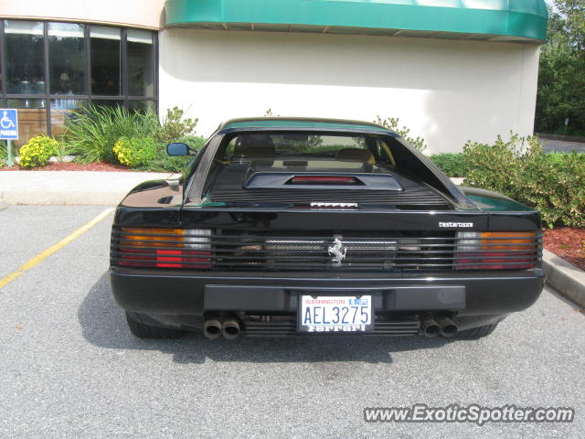 Ferrari Testarossa spotted in Groton, Connecticut