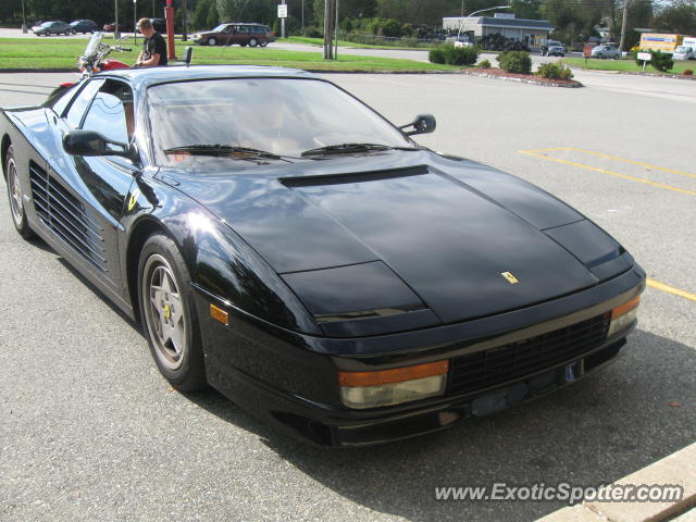 Ferrari Testarossa spotted in Groton, Connecticut