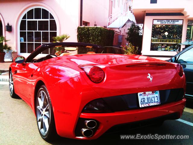 Ferrari California spotted in La Jolla, California