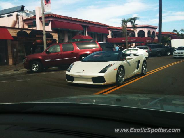 Lamborghini Gallardo spotted in La Jolla, California