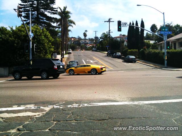 Lamborghini Murcielago spotted in La Jolla, California