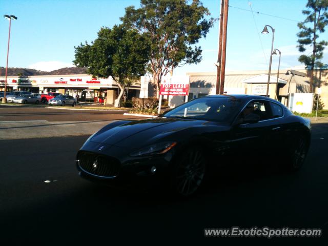 Maserati GranTurismo spotted in San Diego, California