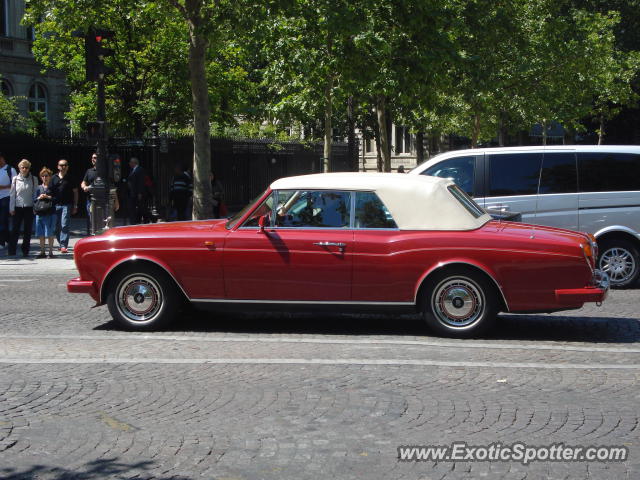 Rolls Royce Corniche spotted in Paris, France