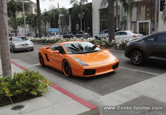 Lamborghini Gallardo spotted in Los Angeles, California