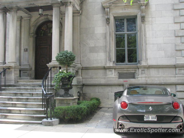 Ferrari California spotted in Montreal, Quebec, Canada