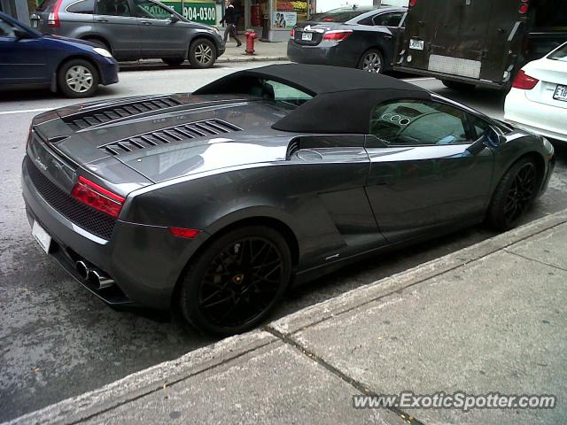 Lamborghini Gallardo spotted in Montreal, Canada