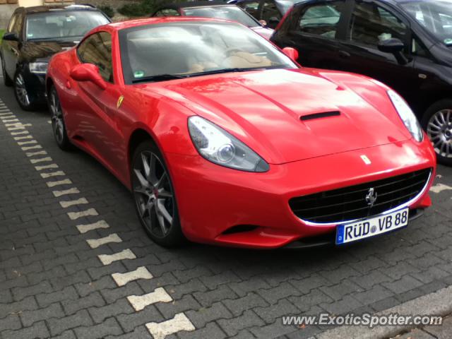 Ferrari California spotted in Wiesbaden, Germany