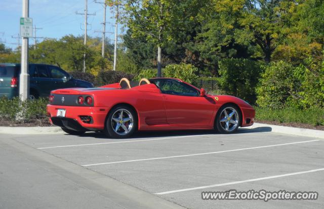 Ferrari 360 Modena spotted in Lake Forest, Illinois