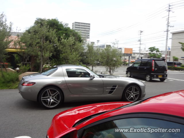 Mercedes SLS AMG spotted in Okayama, Japan