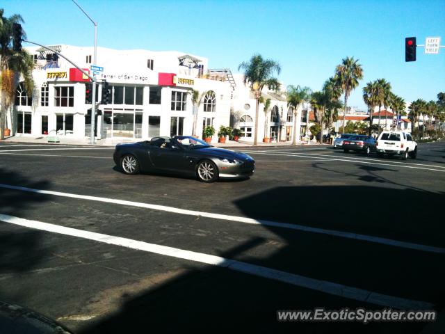 Aston Martin DB9 spotted in La Jolla, California