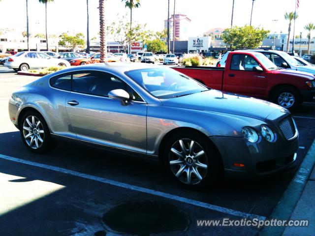 Bentley Continental spotted in La Jolla, California