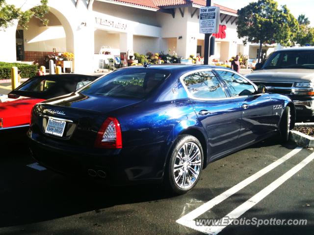 Maserati Quattroporte spotted in La Jolla, California