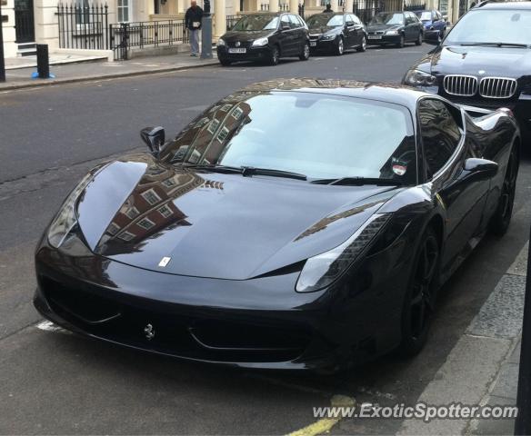 Ferrari 458 Italia spotted in London, United Kingdom