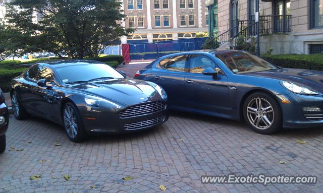 Aston Martin Rapide spotted in Boston, Massachusetts