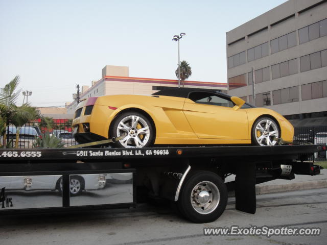 Lamborghini Gallardo spotted in West Hollywood, California