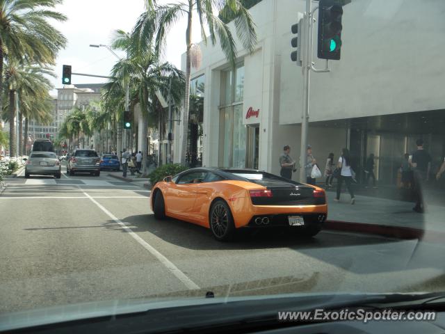 Lamborghini Gallardo spotted in Beverly Hills, California