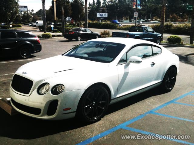 Bentley Continental spotted in San Diego, California