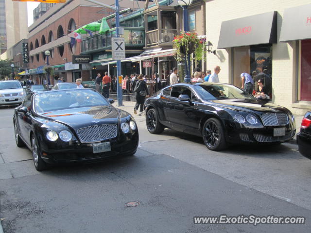 Bentley Continental spotted in Toronto, Canada