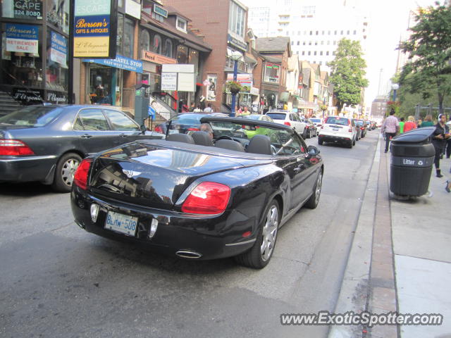 Bentley Continental spotted in Toronto, Canada