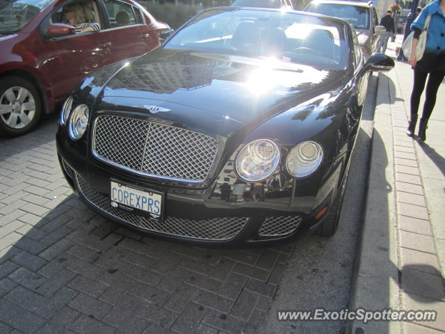 Bentley Continental spotted in Toronto, Canada