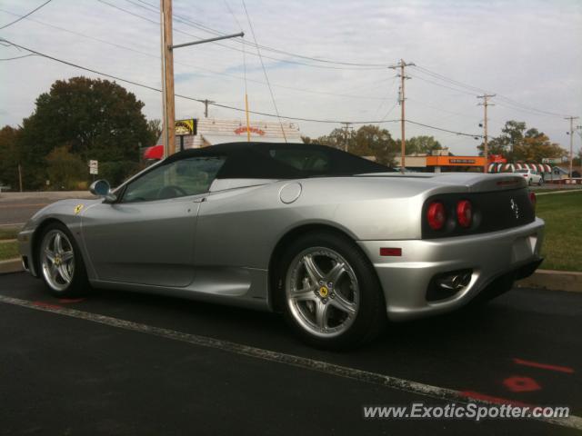 Ferrari 360 Modena spotted in St. Louis, Missouri