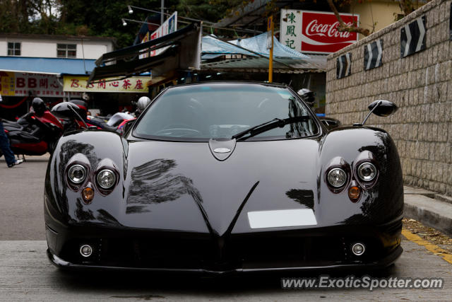 Pagani Zonda spotted in Hong Kong, China