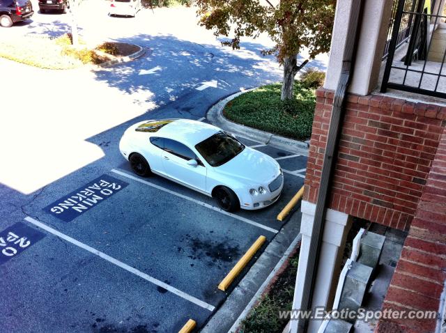 Bentley Continental spotted in Atlanta, Georgia