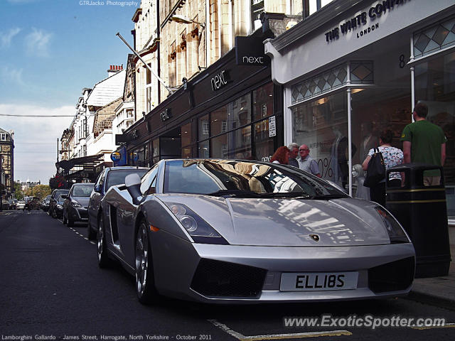 Lamborghini Gallardo spotted in Harrogate, United Kingdom