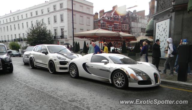 Bugatti Veyron spotted in London, United Kingdom