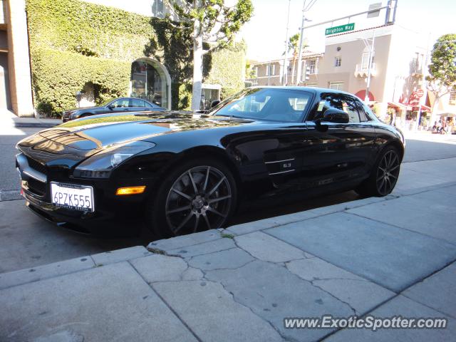 Mercedes SLS AMG spotted in Beverly Hills, California