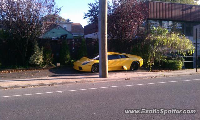 Lamborghini Murcielago spotted in Hewlett, New York