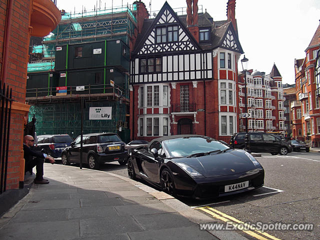 Lamborghini Gallardo spotted in London, United Kingdom