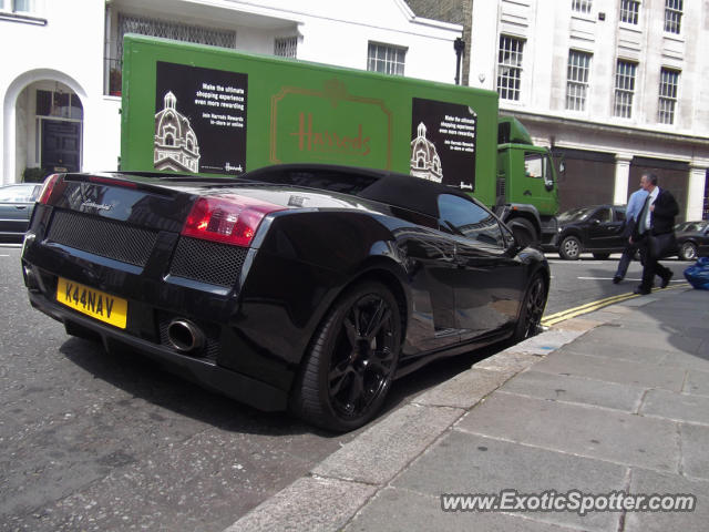 Lamborghini Gallardo spotted in London, United Kingdom