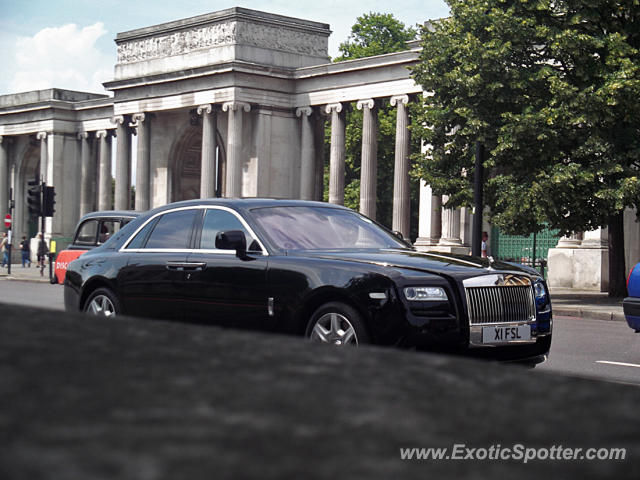 Rolls Royce Ghost spotted in London, United Kingdom