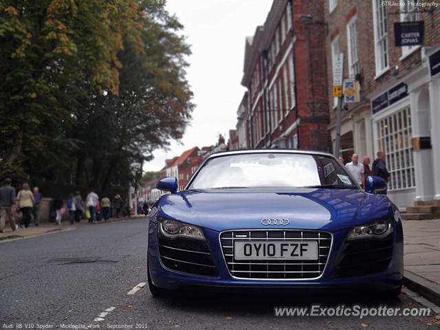 Audi R8 spotted in York , United Kingdom