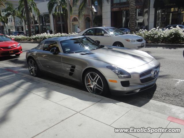 Mercedes SLS AMG spotted in Beverly Hills, California