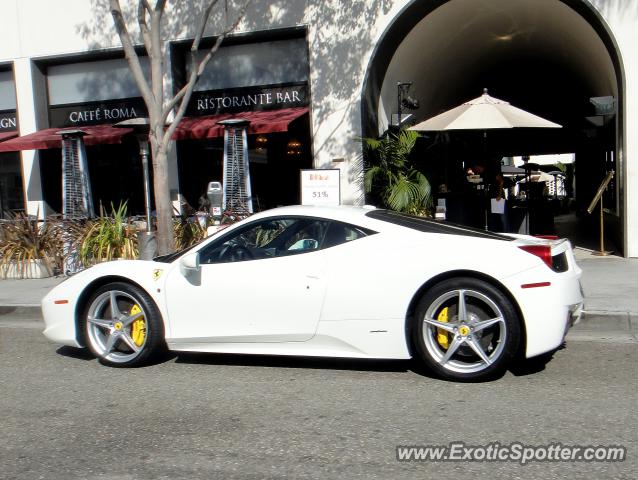 Ferrari 458 Italia spotted in Beverly Hills, California