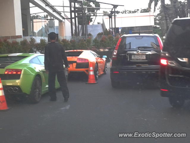 Lamborghini Gallardo spotted in Jakarta, Indonesia