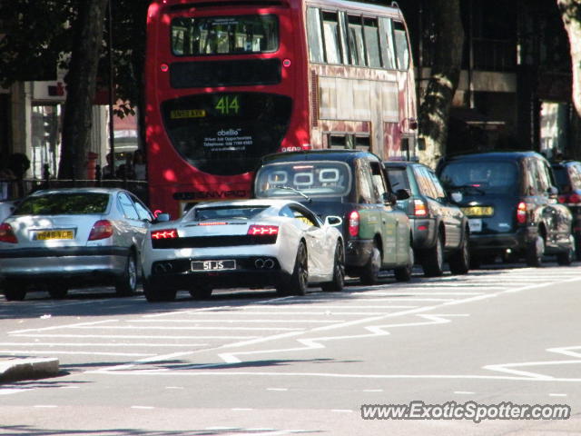 Lamborghini Gallardo spotted in London, United Kingdom