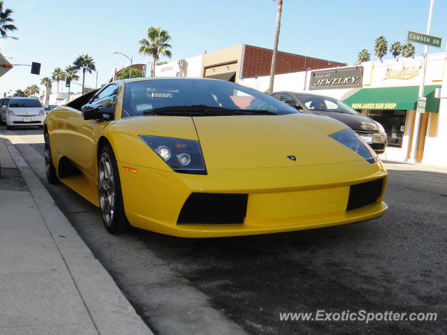 Lamborghini Murcielago spotted in Beverly Hills, California