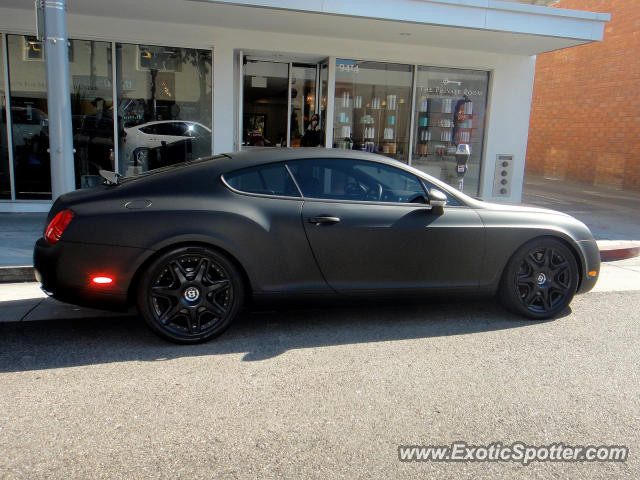 Bentley Continental spotted in Beverly Hills, California