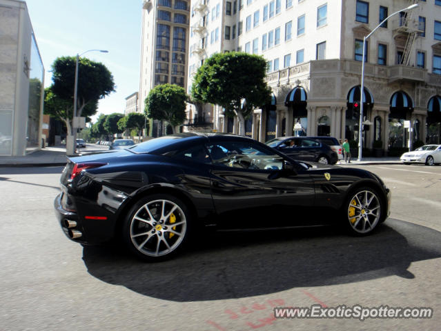 Ferrari California spotted in Beverly Hills, California