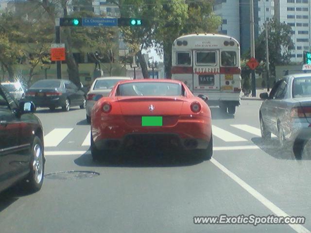 Ferrari 599GTB spotted in Lima, Peru