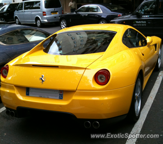 Ferrari 599GTB spotted in London, United Kingdom