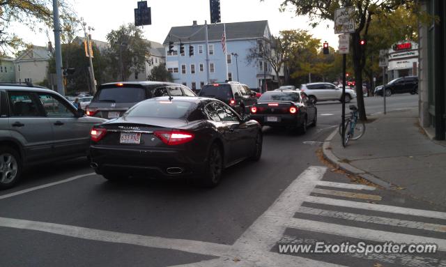 Maserati GranTurismo spotted in Brookline, Massachusetts